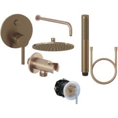 Készlet kád és zuhany csaptelep Kludi Nova Fonte Puristic 20759N115, fejzuhany Kludi A-QA 64325N1-00, 66514N1-00, 88022, 39120N1-00, 65567N1-00, 61071N1-00