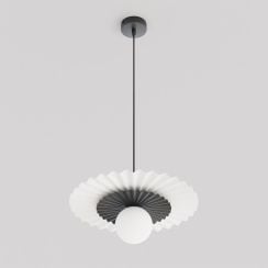 Emibig Umbra függőlámpa 1x8 W fehér-fekete 1730/1