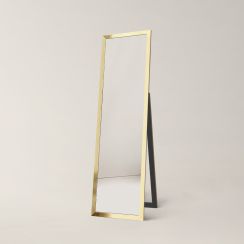 Ars Longa Slim tükör 57.8x167.8 cm négyszögletes arany LS-SLIM50160-ZS