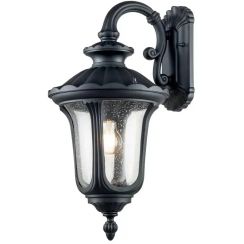Elstead Lighting Chicago kültéri fali lámpa 1x60 W fekete CC2-M-BK