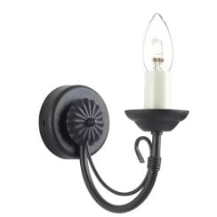 Elstead Lighting Chartwell oldalfali lámpa 1x60 W fekete CH1-BLACK