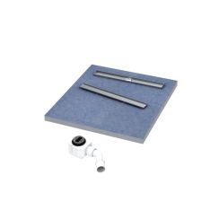 Schedline Esco-Line S4 csempe alatti zuhanytálca 90 cm króm 10ST.4S4-9090