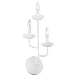 Elstead Lighting Annie oldalfali lámpa 3x40 W fehér FE-ANNIE3-PSW