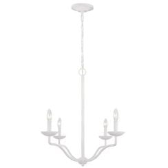 Elstead Lighting Annie függőlámpa 4x40 W fehér FE-ANNIE4-PSW