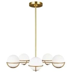 Elstead Lighting Apollo függőlámpa 5x3 W sárgaréz FE-APOLLO5-BB