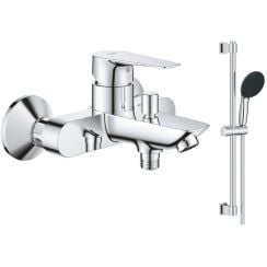 Készlet kád és zuhany csaptelep Grohe Start Edge 24198001, zuhany készlet Grohe Vitalio Start 27942001