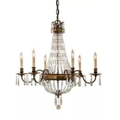 Elstead Lighting Bellini függőlámpa 6x60 W barna FE-BELLINI6