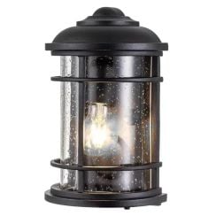 Elstead Lighting Lighthouse kültéri fali lámpa 1x60 W fekete FE-LIGHTHOUSE-7-BLK