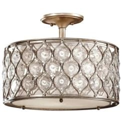 Elstead Lighting Lucia mennyezeti lámpa 3x60 W ezüst FE-LUCIA-SF