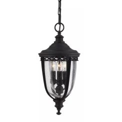 Elstead Lighting English Bridle kültéri függőlámpa 3x60 W fekete FE-EB8-M-BLK