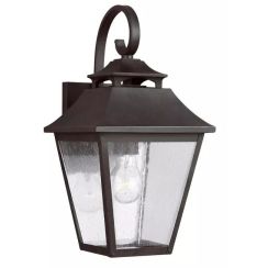 Elstead Lighting Galena kültéri fali lámpa 1x60 W barna FE-GALENA2-M-SBL