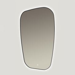 Ars Longa Inspiro tükör 58x109 cm világítással fekete LED-INSPIRO58109-C