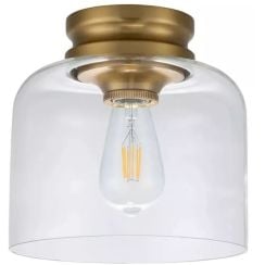 Elstead Lighting Hounslow mennyezet 1x60 W sárgaréz FE-HOUNSLOW-F-BB