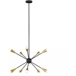 Elstead Lighting Jax mennyezeti lámpa x3 W fekete FE-JAX10-MB