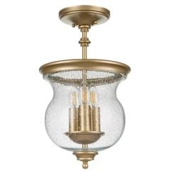 Elstead Lighting Pickering Lane mennyezeti lámpa 3x40 W sárgaréz FE-PICKERING-LANE-SF-PNBR