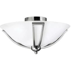 Elstead Lighting Bolla mennyezeti lámpa 2x60 W nikkel HK-BOLLA-F