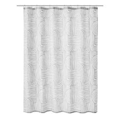 Kleine Wolke Linja zuhanyfüggöny 200x180 cm szürke 7848913305