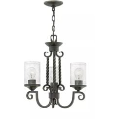 Elstead Lighting Casa függőlámpa 3x60 W fekete HK-CASA3