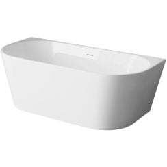 Invena Astri fal mellé szerelhető fűrdőkád 170x80 cm négyszögletes fehér AN-03-17U