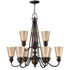 Elstead Lighting Mayflower függőlámpa x60 W barna HK-MAYFLOWER9