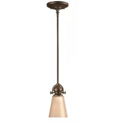 Elstead Lighting Mayflower függőlámpa 1x60 W barna HK-MAYFLOWER-P-A