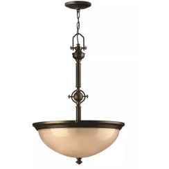 Elstead Lighting Mayflower függőlámpa 3x60 W barna HK-MAYFLOWER-P-C