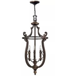 Elstead Lighting Plymouth függőlámpa 4x40 W barna HK-PLYMOUTH4-P
