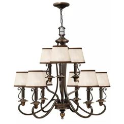 Elstead Lighting Plymouth függőlámpa x40 W barna HK-PLYMOUTH9