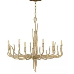 Elstead Lighting Spyre függőlámpa 6x60 W pezsgő HK-SPYRE6C-CPG