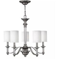 Elstead Lighting Sussex függőlámpa 5x40 W nikkel HK-SUSSEX5