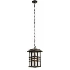 Elstead Lighting Beacon Square kültéri függőlámpa 1x60 W barna KL-BEACON-SQUARE8-OZ