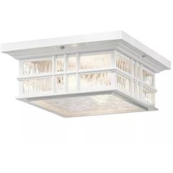 Elstead Lighting Beacon Square kültéri mennyezet 2x60 W fehér KL-BEACON-SQUARE-F-WHT