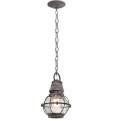 Elstead Lighting Beacon Square kültéri függőlámpa 1x60 W szürke KL-BRIDGEPOINT8S