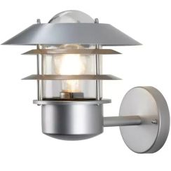 Elstead Lighting Helsingor kültéri fali lámpa 1x60 W ezüst HELSINGOR