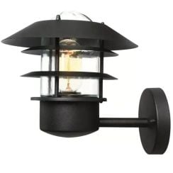 Elstead Lighting Helsingor kültéri fali lámpa 1x60 W fekete HELSINGOR-BK