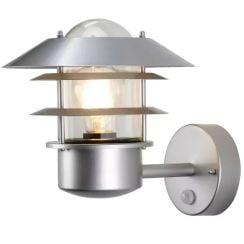 Elstead Lighting Helsingor kültéri fali lámpa 1x60 W ezüst HELSINGOR-PIR