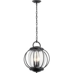 Elstead Lighting Vandalia kültéri függőlámpa 3x60 W fekete KL-VANDALIA8-L