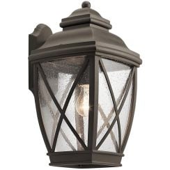 Elstead Lighting Tangier kültéri fali lámpa 1x60 W barna KL-TANGIER2-L