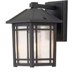 Elstead Lighting Cedar Point kültéri fali lámpa 1x60 W fekete QZ-CEDAR-POINT-S-BK