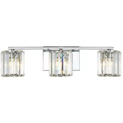 Elstead Lighting Divine oldalfali lámpa 3x3 W króm QZ-DIVINE3-PC-BATH