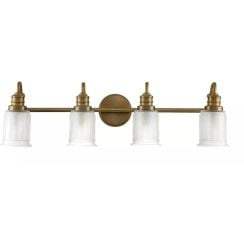 Elstead Lighting Swell oldalfali lámpa 4x3 W sárgaréz QZ-SWELL4-BB-BATH