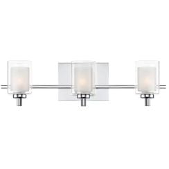 Elstead Lighting Kolt oldalfali lámpa 3x3 W króm QZ-KOLT3-PC-BATH
