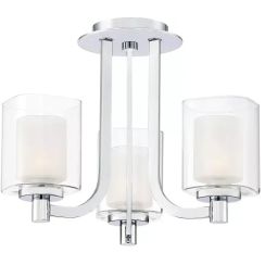 Elstead Lighting Kolt mennyezeti lámpa 3x3 W króm QZ-KOLT-SF-PC-BATH