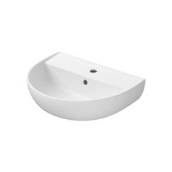 Cersanit Ovida mosdótál 50.5x40 cm félkör alakú klasszikus fehér fényes K36-031
