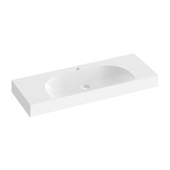 Ravak Lite mosdótál 120x45 cm négyszögletes klasszikus-süllyesztett fehér fényes XJX01212000