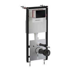 Omnires Flush Set falsík alatti keret öblítőgombbal függő csészéhez STFWC1R45-RBL