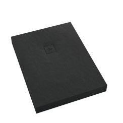 Schedline Nonlimits Black Stone téglalap alakú zuhanytálca 180x90 cm fekete 3ST.N1P-90180/C/ST-M1/C/ST