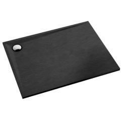 Schedline Libra Black Stone téglalap alakú zuhanytálca 100x90 cm fekete 3SP.L1P-90100/C/ST