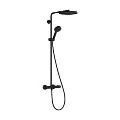 Hansgrohe Pulsify S Puro zuhany készlet fal trópusi zuhany opcióval fekete 24237670