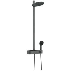 Hansgrohe Pulsify S zuhany készlet fal termosztáttal króm-fekete 24241340